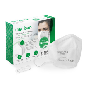 RM 100 | 10x FFP2 weiße Atemschutzmaske | einzelverpackt 